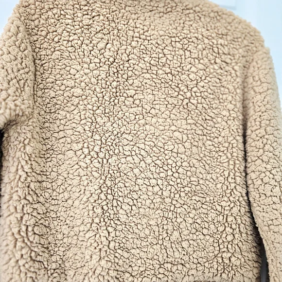 Garage Women's Sherpa Cowl Sweatshirt Sweater Size S Petite - Picture 6 of 10